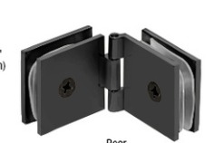 Square Glass to Glass Clamp