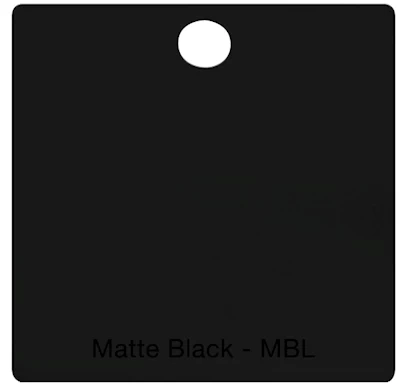 Matte Black finish