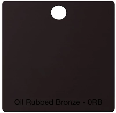 Oil-Rubbed Bronze finish