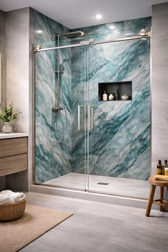 Family-owned shower hardware showroom team story