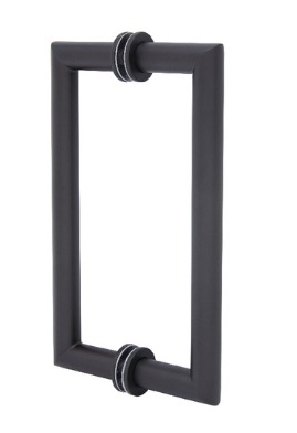 Mitered Corner Back-to-Back Pull Handle