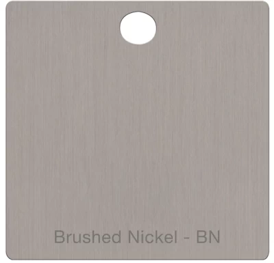 Brushed Nickel finish