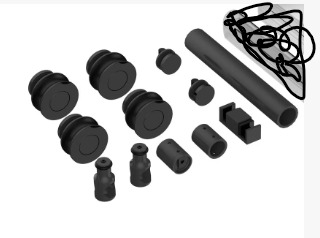 Quatro Sliding System Crescent